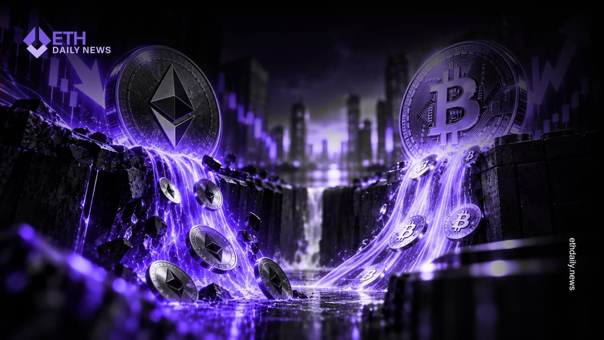Crypto ETF Flows Diverge as Ether Outflows Hit $376M