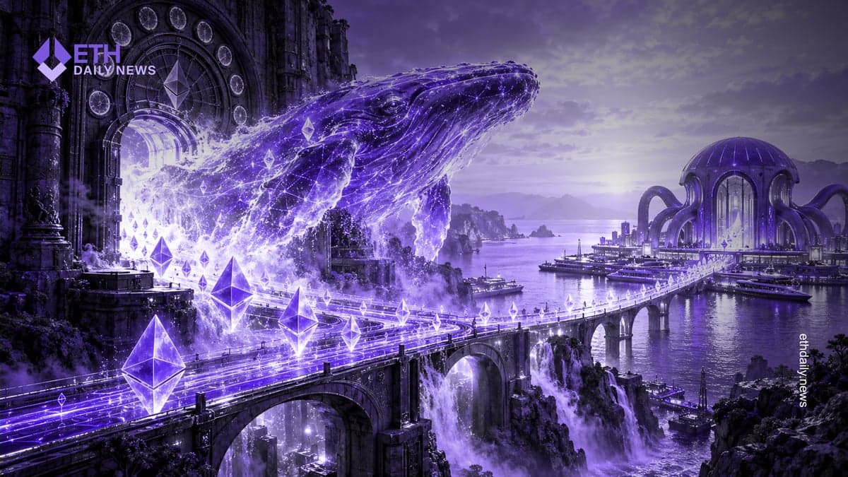 Ethereum ICO Whale Moves $2.4 Million in ETH to Kraken After 12 Years